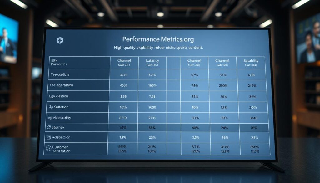IPTV performance metrics chart